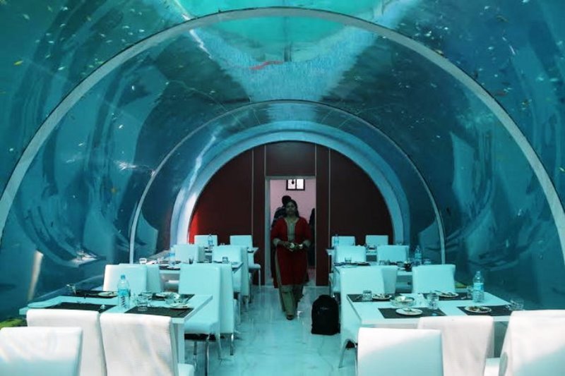 В Индии появился ресторан под водой