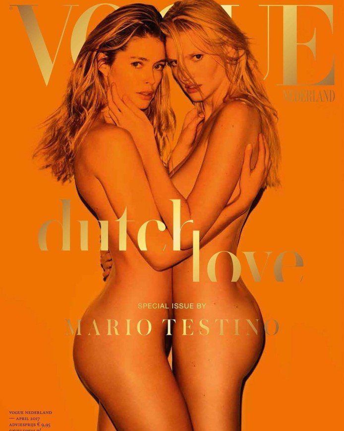 Оцените секс-обложку нового журнала Нидерландского Vogue