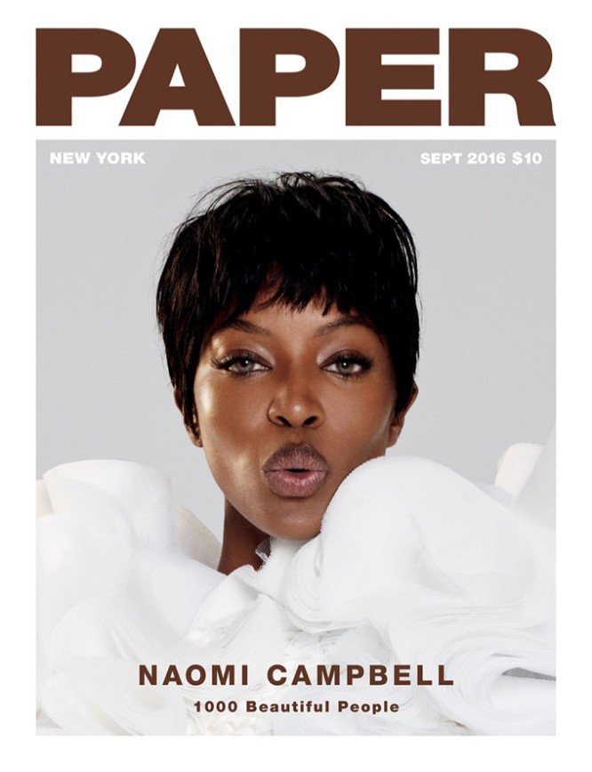 Наоми Кэмпбелл для Paper Magazine