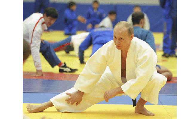 Путин держит себя в форме