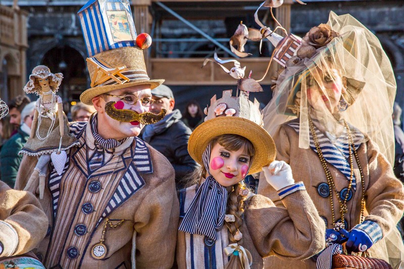 Маски Венецианского карнавала 2016