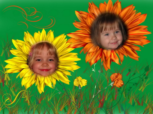 Старшая Наталья(слева), младшая Диана ( справа) - ну чем не цветочки) Ириша С.