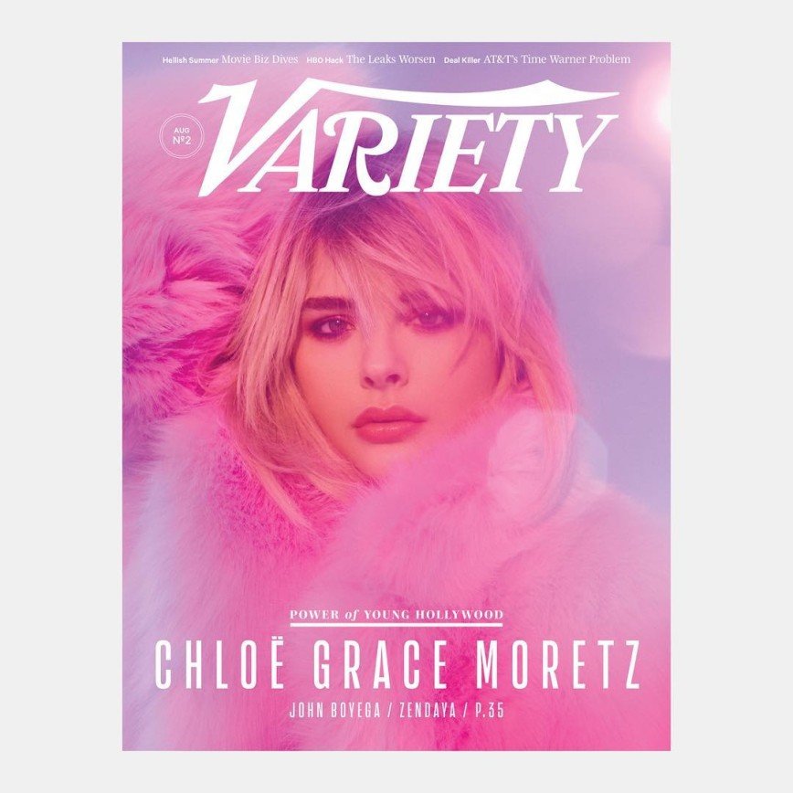 Хлоя Грейс Морец предстала в мехах на обложке «Variety Magazine»