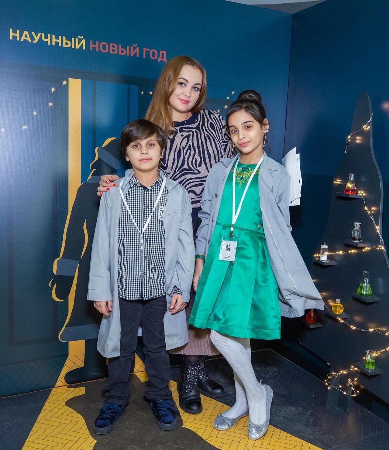 Ольга Бердникова с детьми