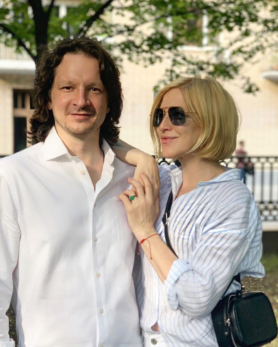 Ирина Гринева с мужем