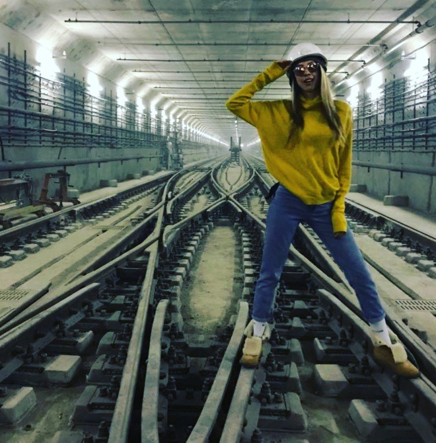 Надежда Сысоева побывала на строящейся станции метро