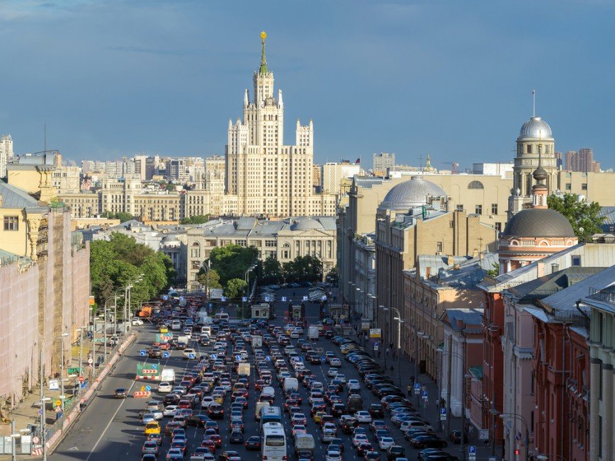 Москва возглавила рейтинг европейских городов с самыми большими пробками