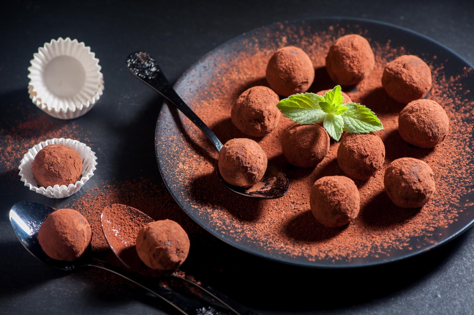 Шоколадные трюфели. Автор рецепта: instagram.com/vupechka.nyam_ka/