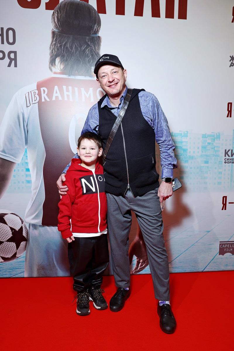 Марат Башаров с сыном