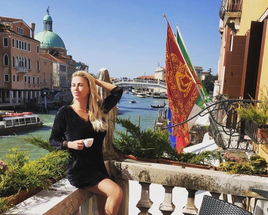 Анна Семенович провела праздничные дни в Венеции