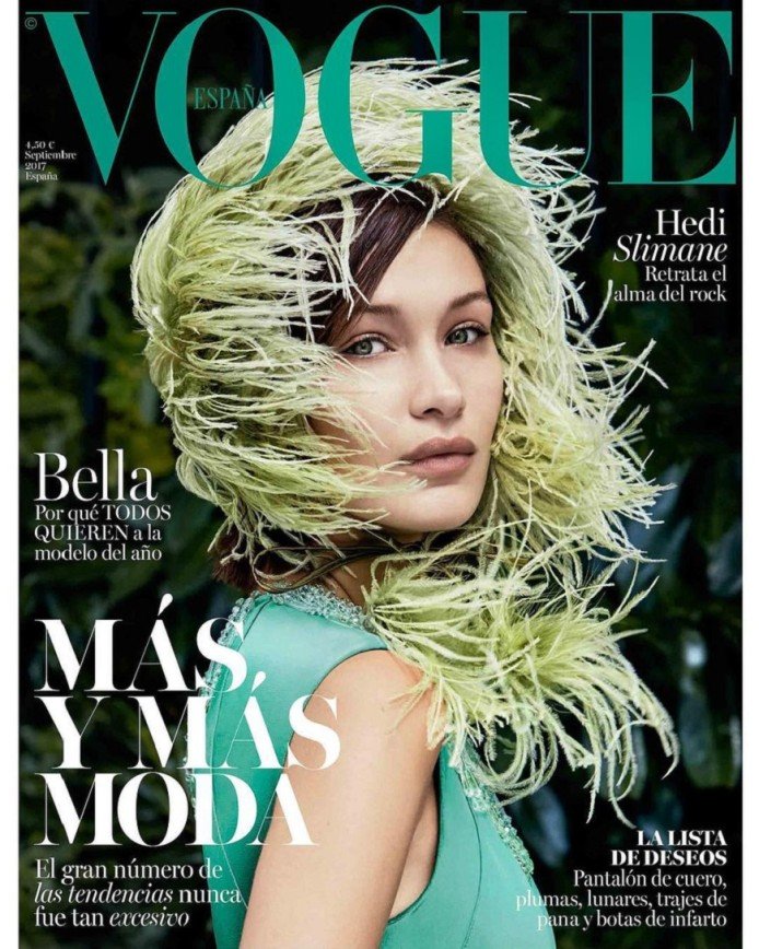 "Королева сентябрьских выпусков": Белла Хадид захватила обложки глянца