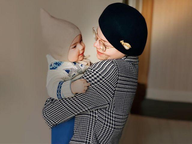 Татьяна Брухунова с сыном Ваганом