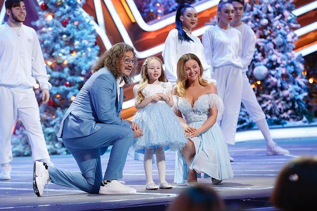 Игорь Николаев и Юлия Проскурякова впервые вывели пятилетнюю дочь на сцену