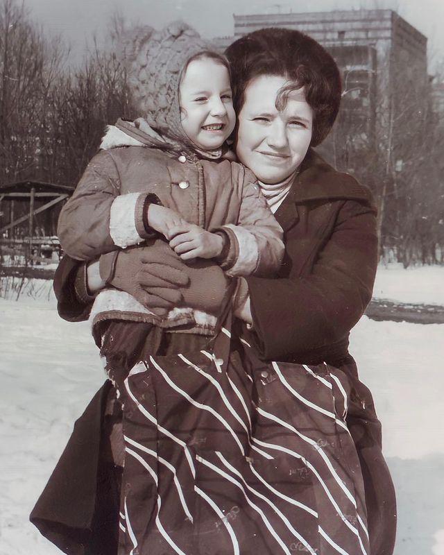 Ирина Слуцкая с мамой