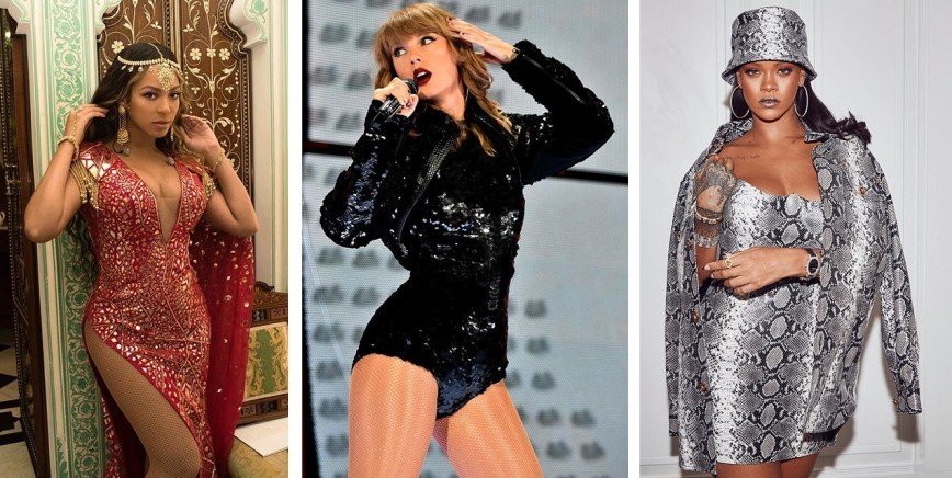 Рианна, Бейонсе и Тейлор Свифт вошли в тройку самых сексуальных певиц 2019 года