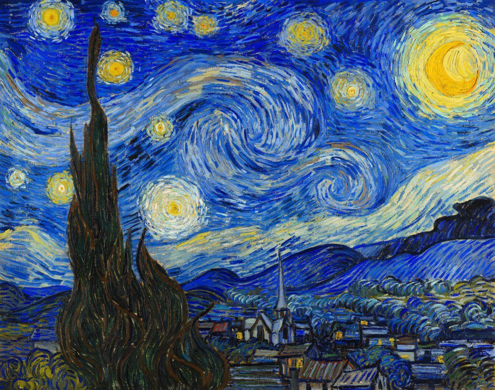 Ван Гог —  «Звездная ночь», 1889 г.