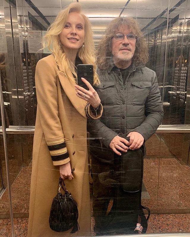 Музыкант Владимир Кузьмин с женой Екатериной Трофимовой