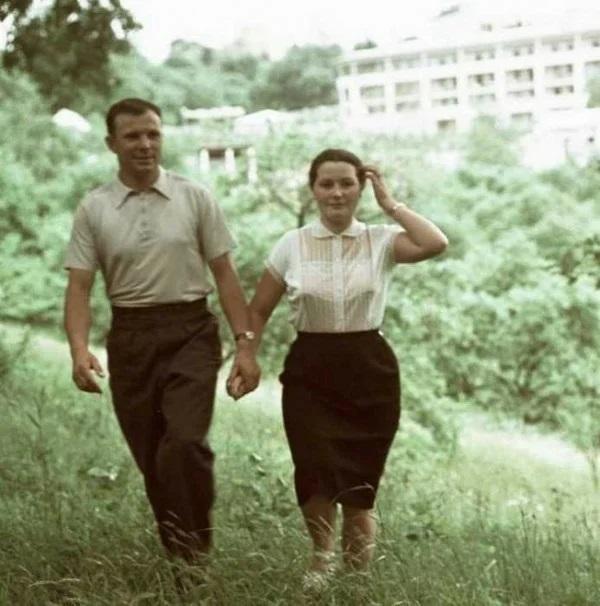 Юрий и Валентина Гагарины 