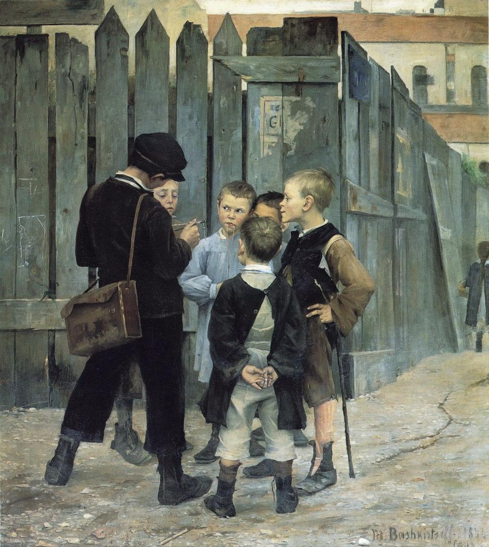 «Встреча», 1884 год, холст, масло, 195 х 177 см, мзей Орсэ, Париж