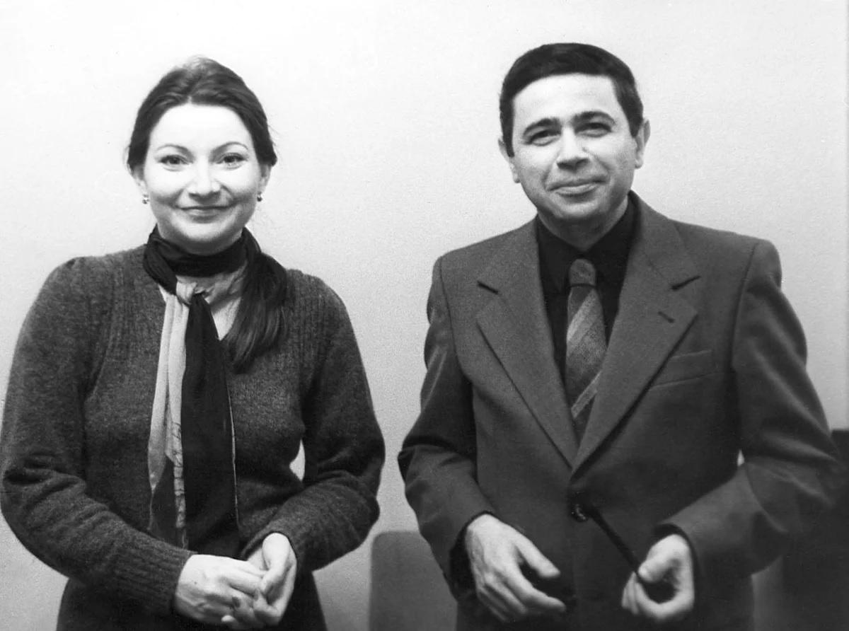 Елена Степаненко и Евгений Петросян в молодости 