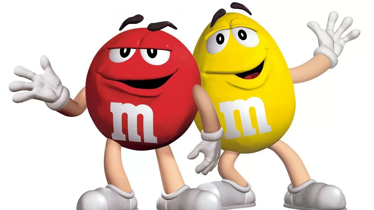Желтый и красный у целого поколения ассоциируется с M&M`s