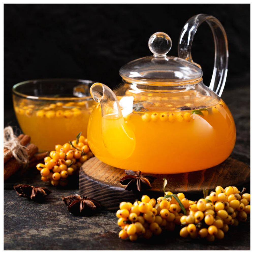 Облепиховый чай — спасение в сезон простудных заболеваний