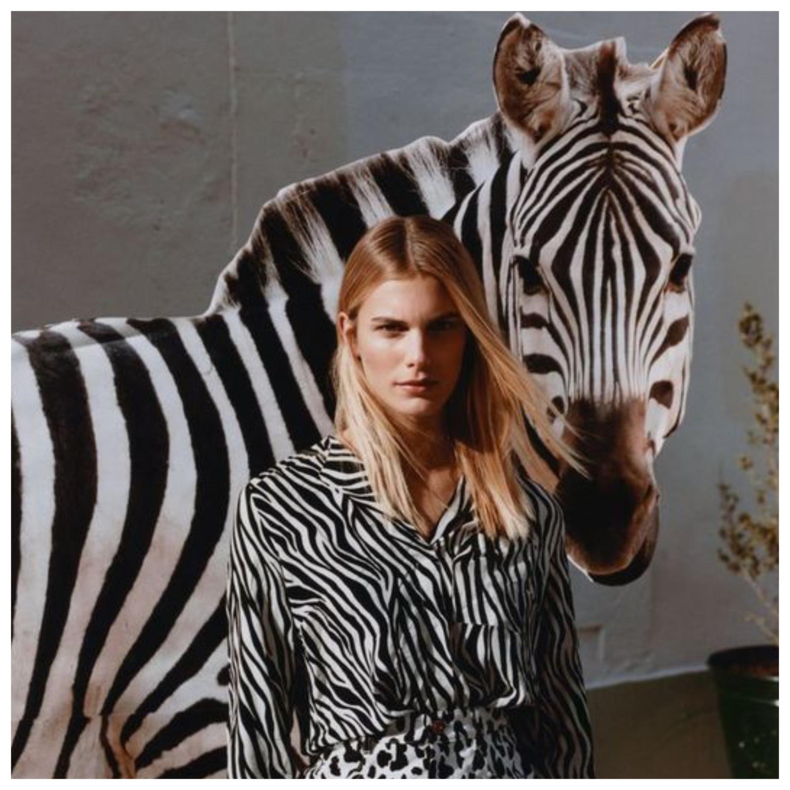 Ксения Райская рассказала, с чем сочетать смелый и модный принт «зебра»
