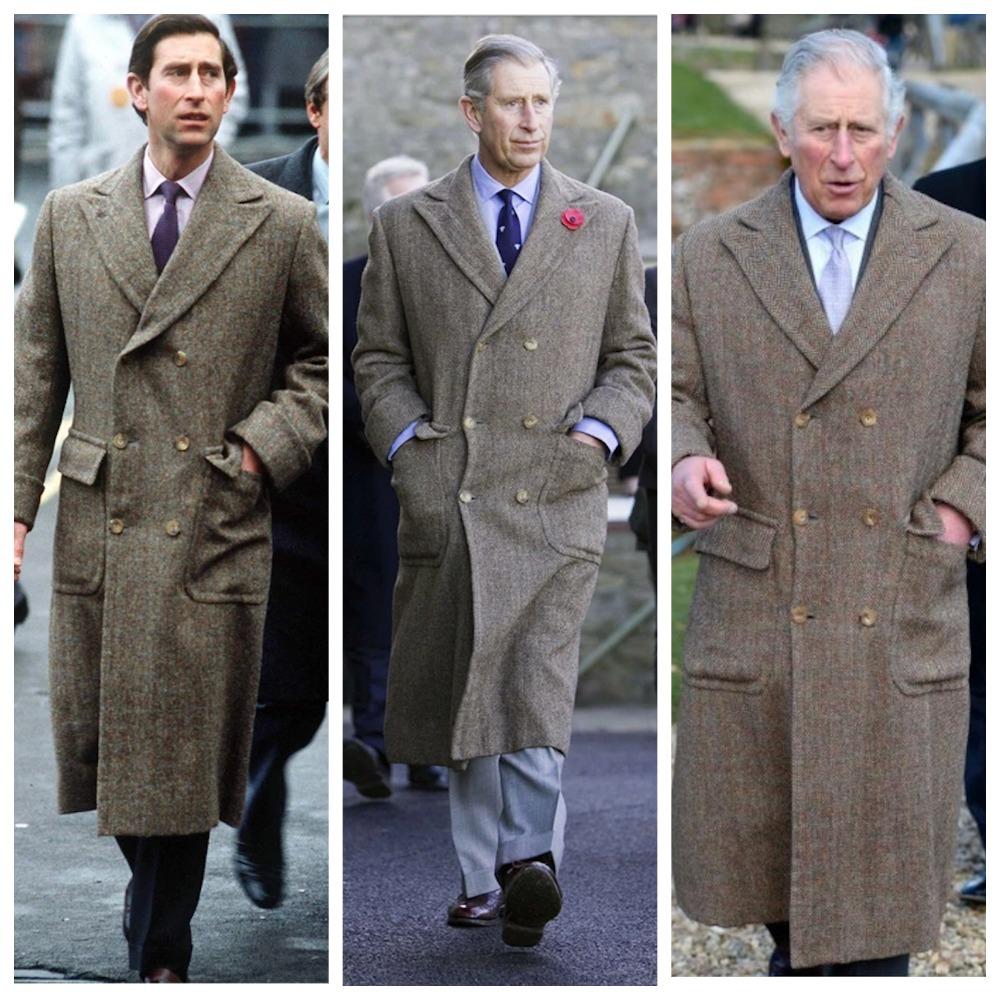 Король носит свое пальто уже 40 лет