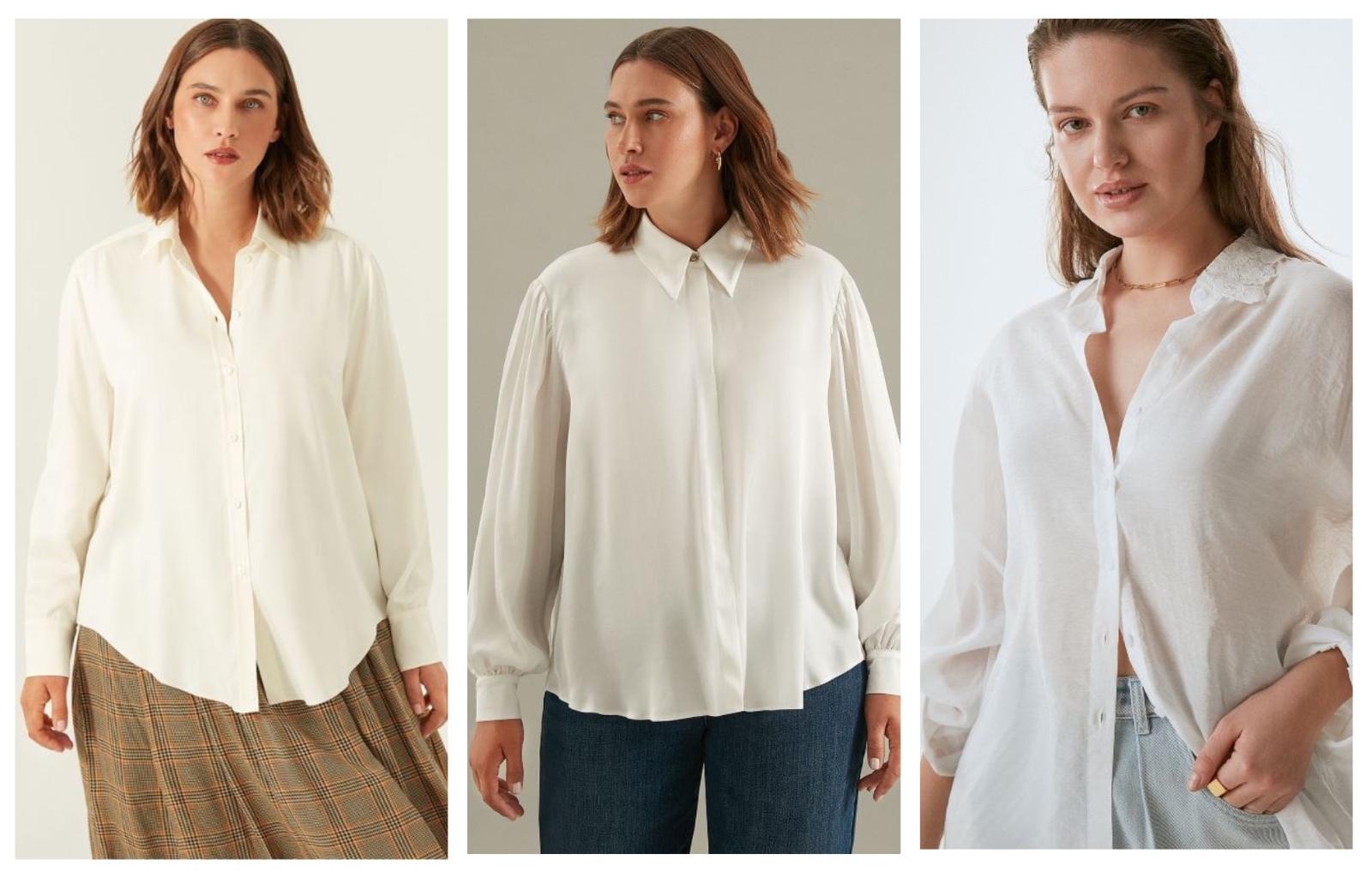 Рубашка из матового атласа / Свободная рубашка из струящегося вискозного шелка / Блуза оверсайз из воздушной органзы