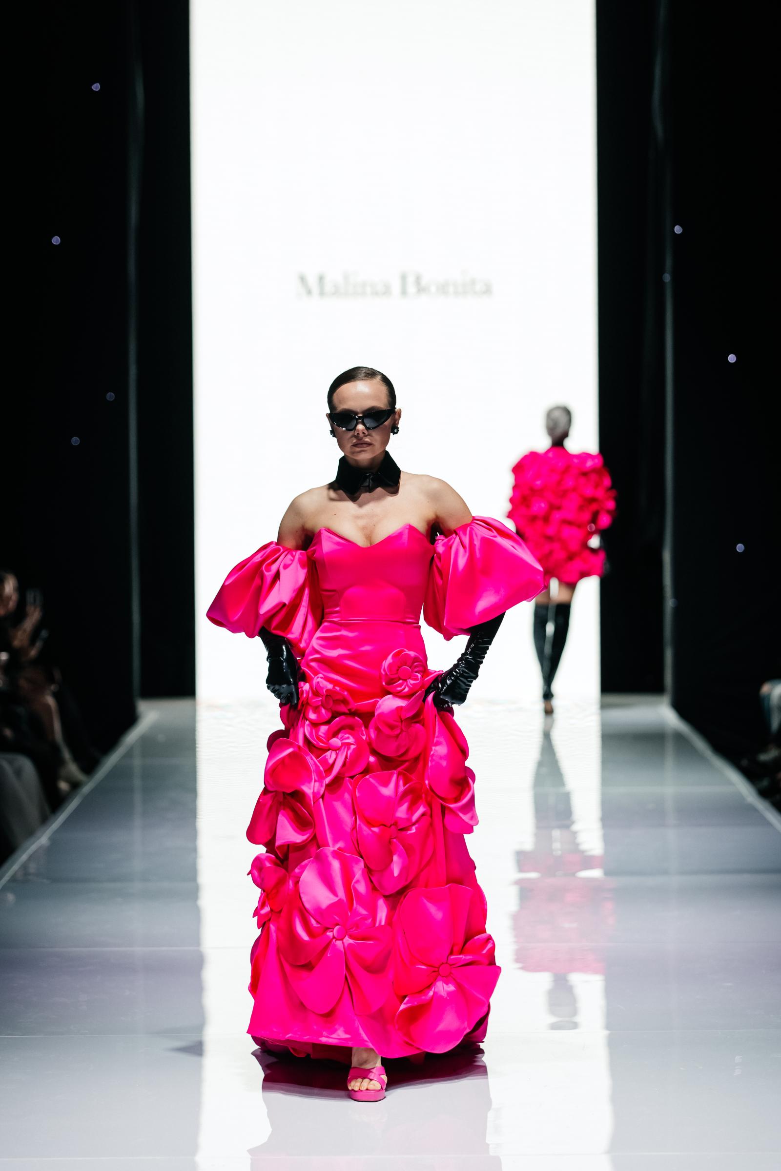 Пышное розовое платье Malina Bonita