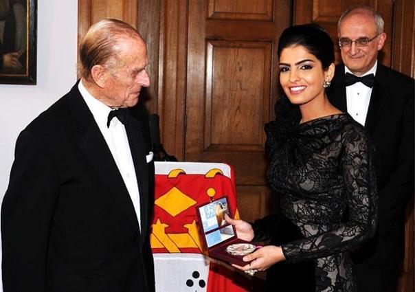 Амира Аль-Тавил с принцем Филиппом