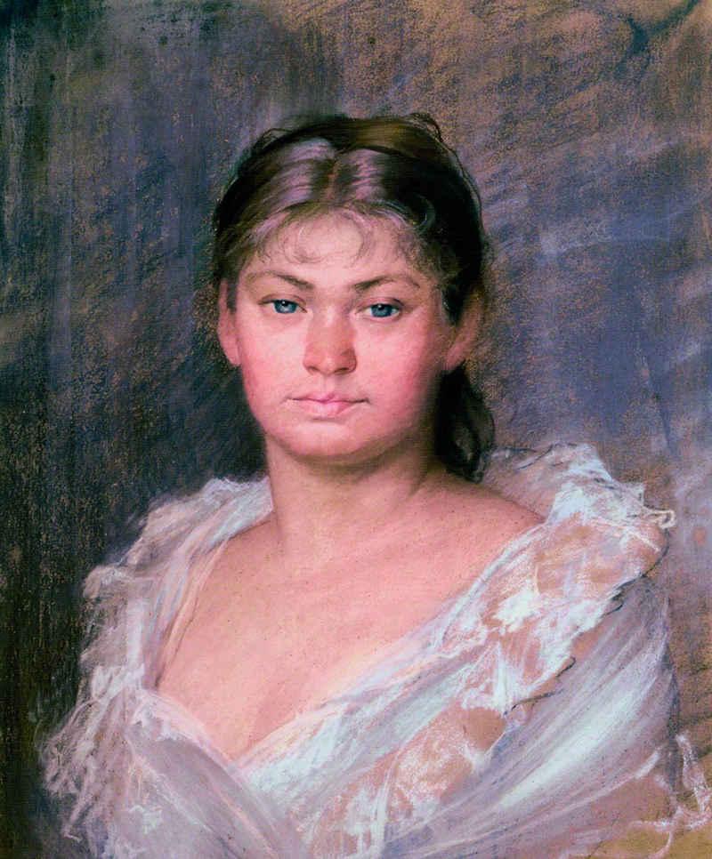 «Дина», 1883 год, Бумага, пастель, 61 х 50 см, Музей Орсе (Musee d’Orsay)