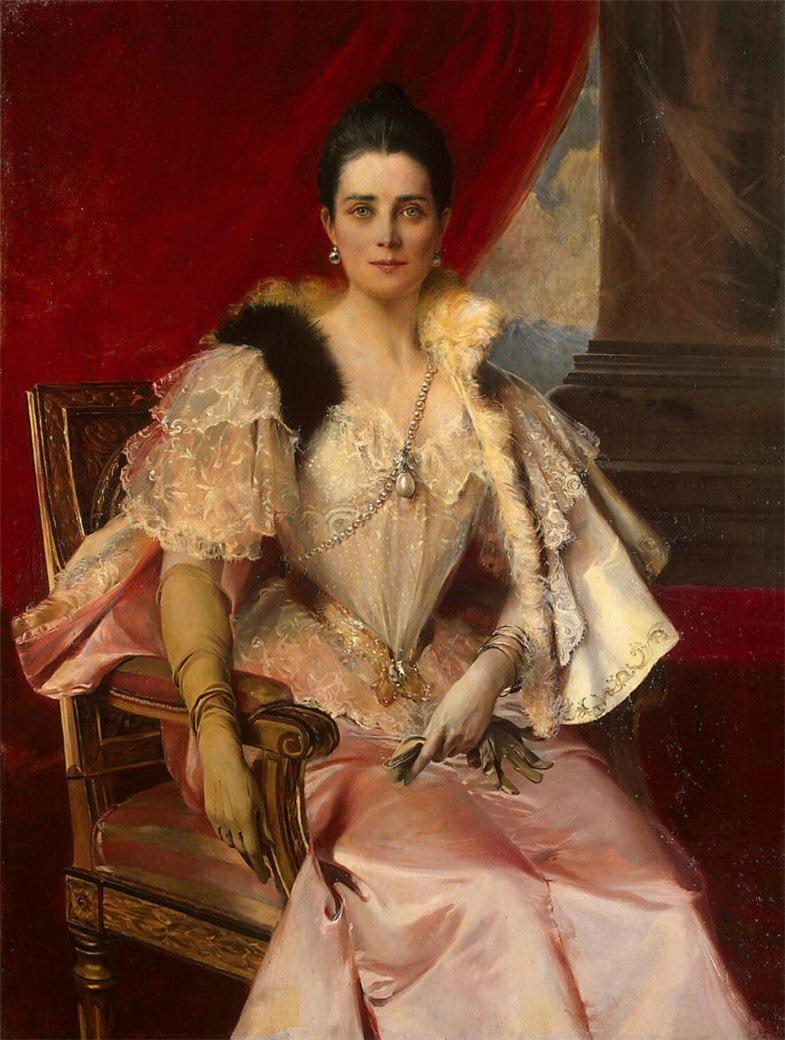 Ф. Фламенг. Портрет княгини З. Н. Юсуповой, 1894 год