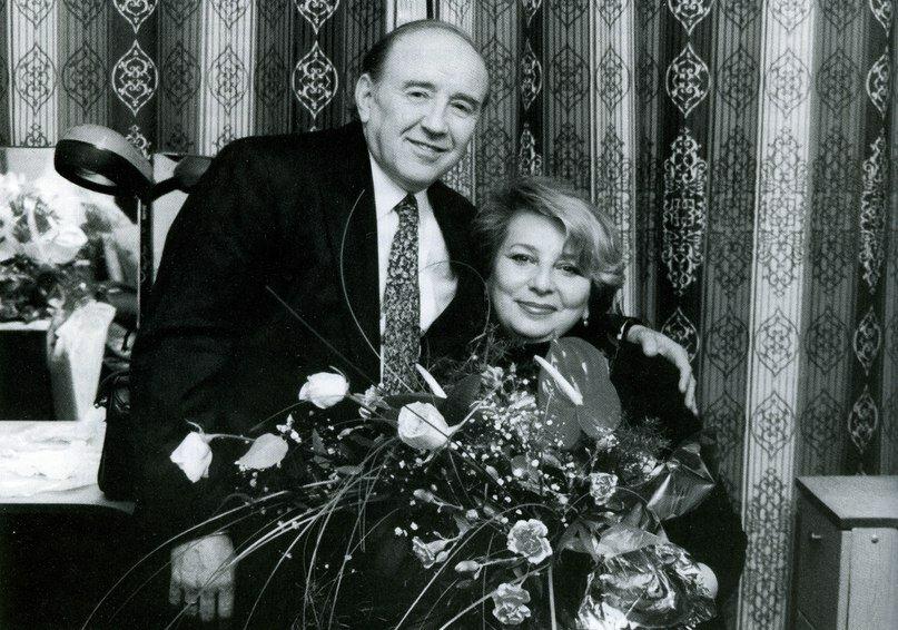 Татьяна Тарасова с мужем Владимиром Крайневым 