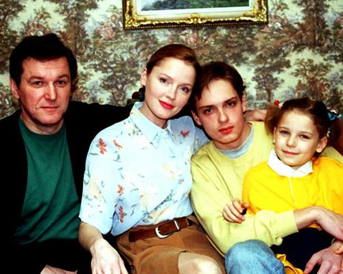 Лариса Вербицкая с мужем и детьми