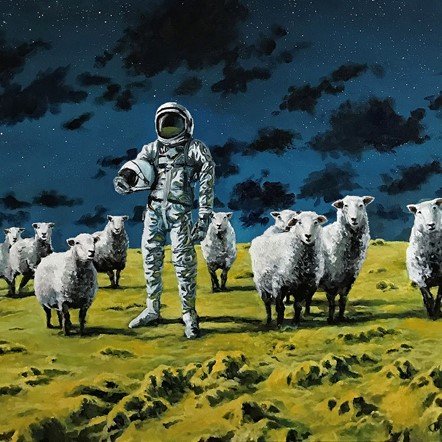 "Выбрал не ту профессию": будущий врач на досуге рисует овец и космонавтов