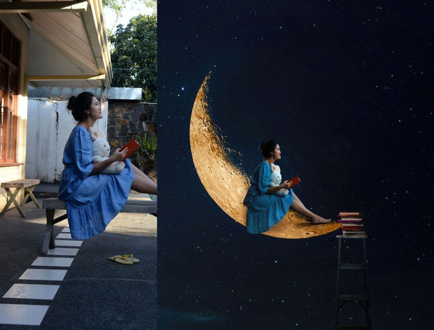 "Как в сказку попал!": женщина создает фантастические снимки на заднем дворе дома 