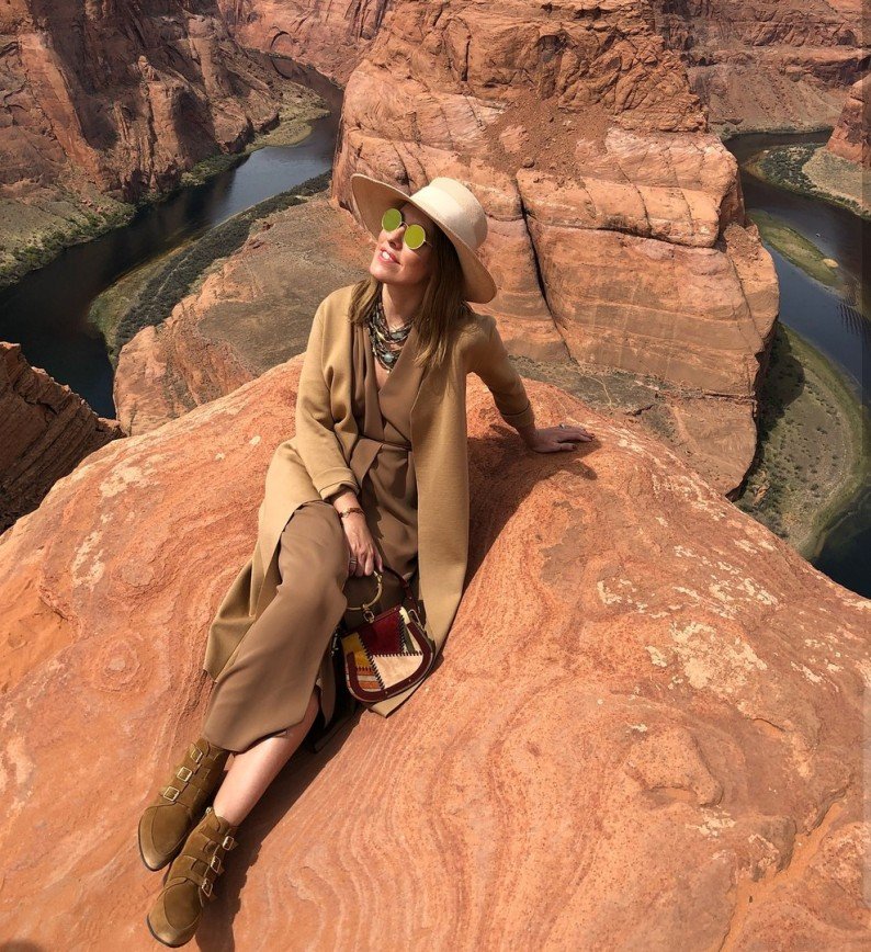 "Марсианская красота!": Ксения Собчак прогулялась по парку Аризоны 