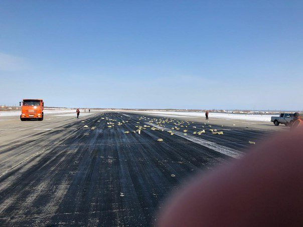 Золотой дождь: в Якутии из взлетавшего самолета выпало больше 9 тонн слитков