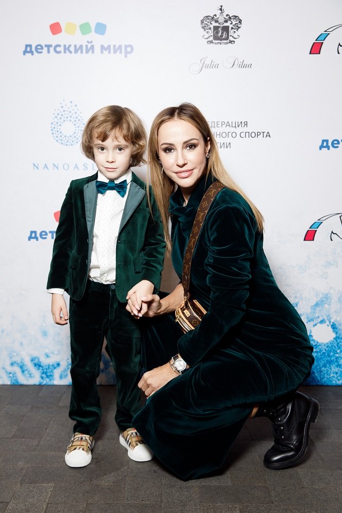 Милана Королева с сыном Лео
