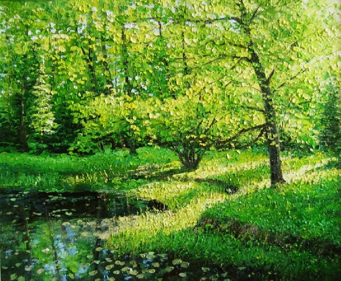 Евгений Гавлин «весенний лес»