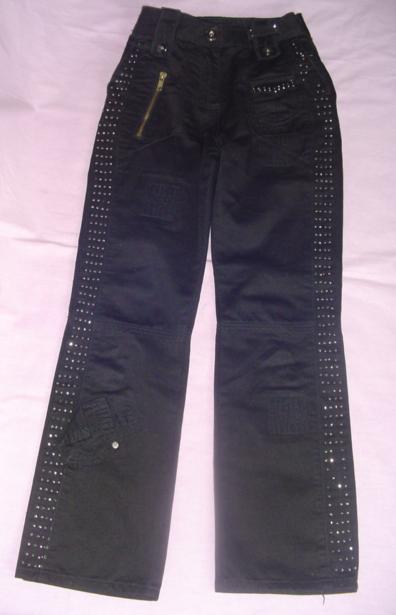 джинсы черные в заклепках.JPG