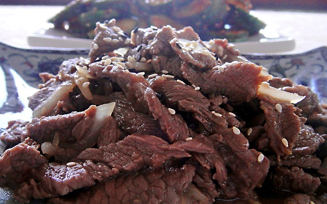 Мясо по-корейски — бульгоги