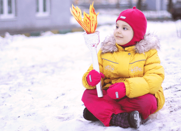 Олимпийский огонь добрался и до нас :) (Наш самодельный факел для детского  сада.) _Элен@_