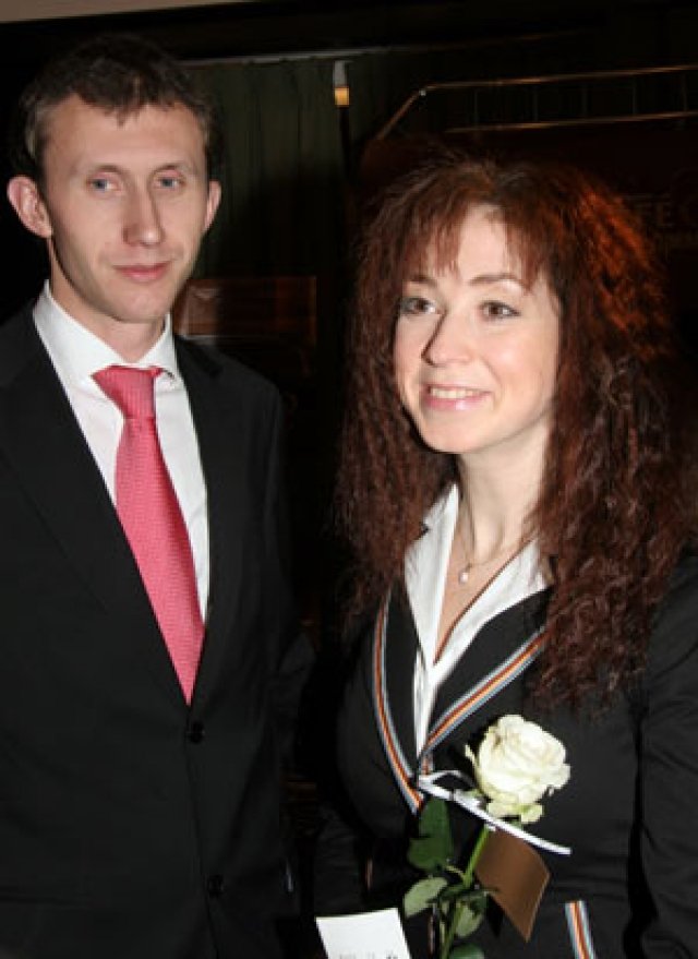 Анна Большова с мужем