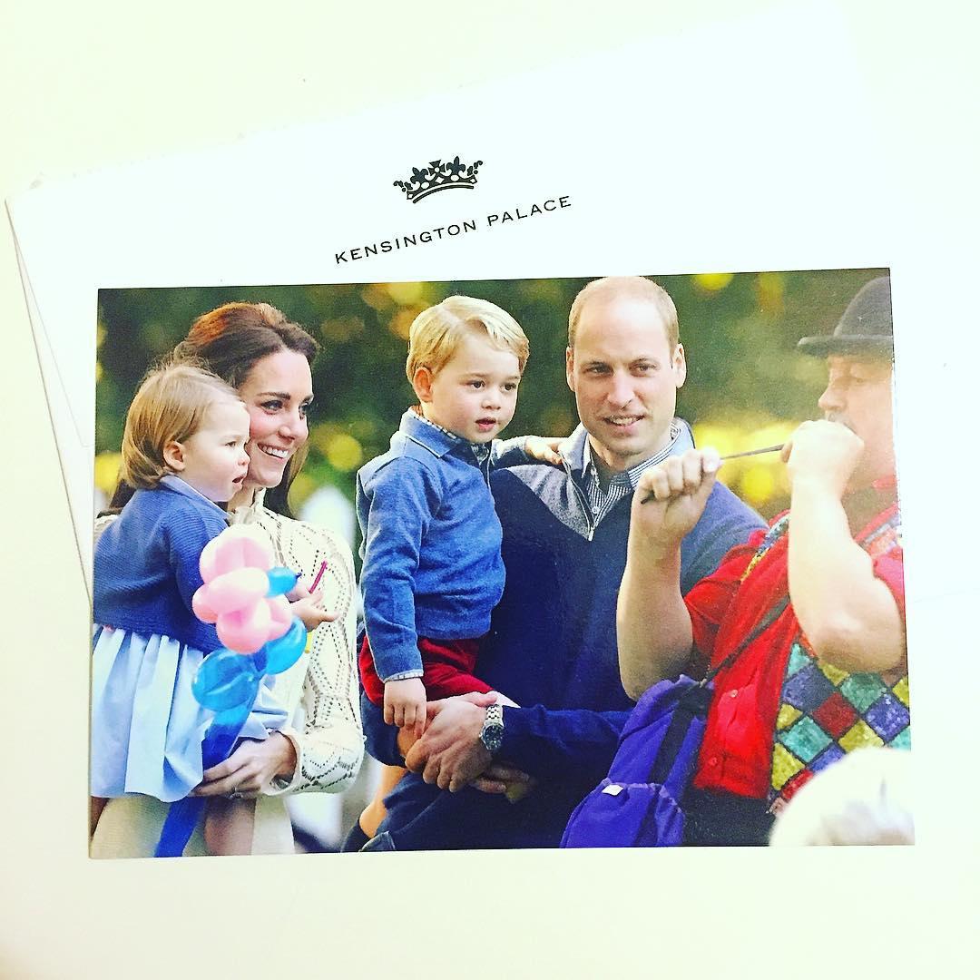 Герцоги Кембриджские с детьми