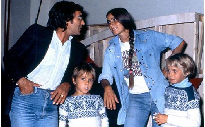 Аль Бано и Ромина Пауэр со старшими детьми