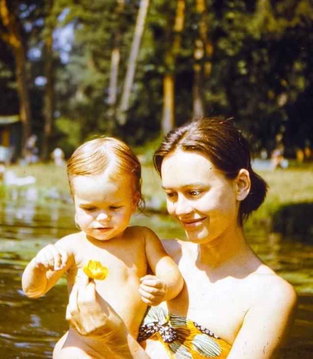 Ирина Безрукова с сыном