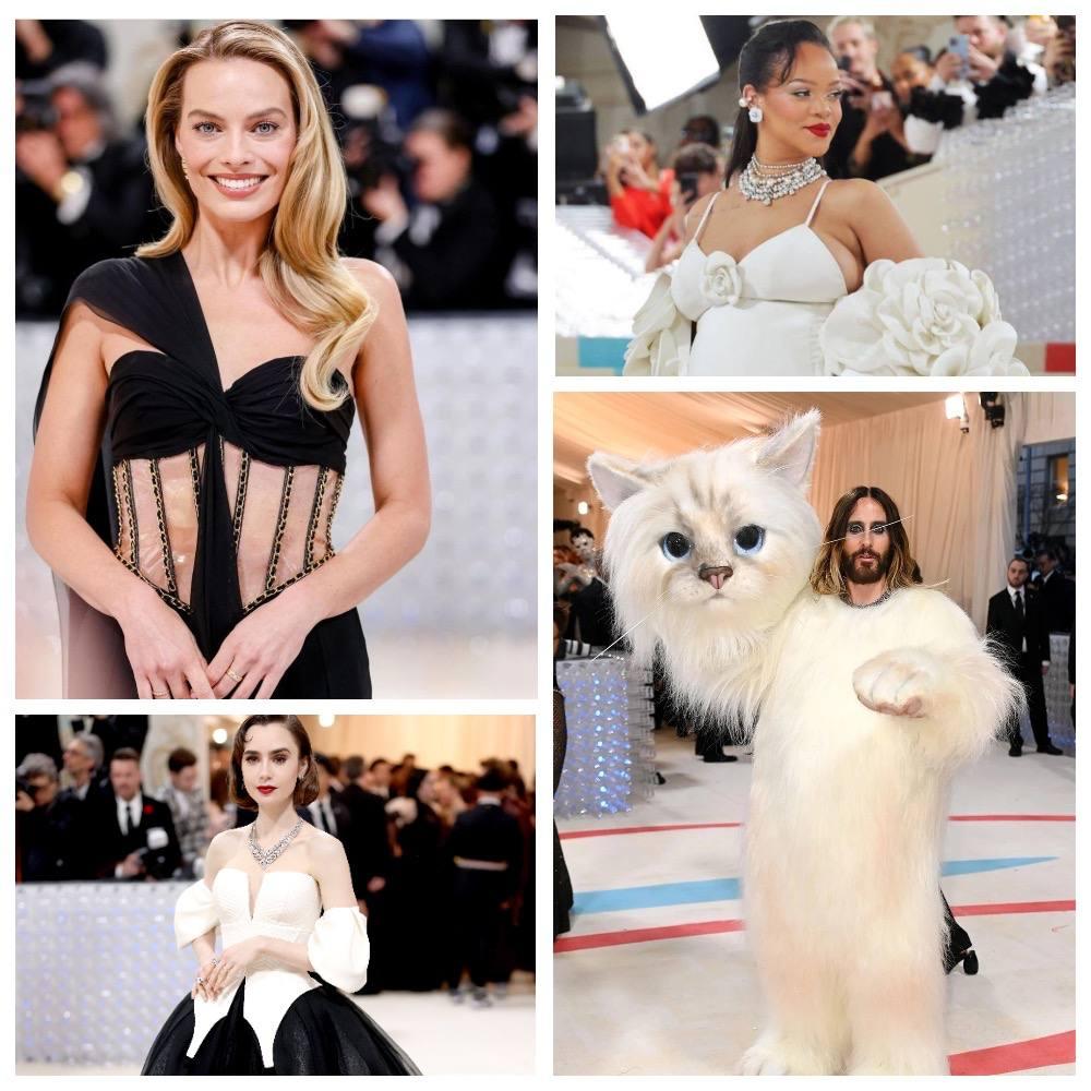Джаред Лето в костюме кошки, беременная Рианна и торжество белого: самые знаковые наряды Met Gala 2023