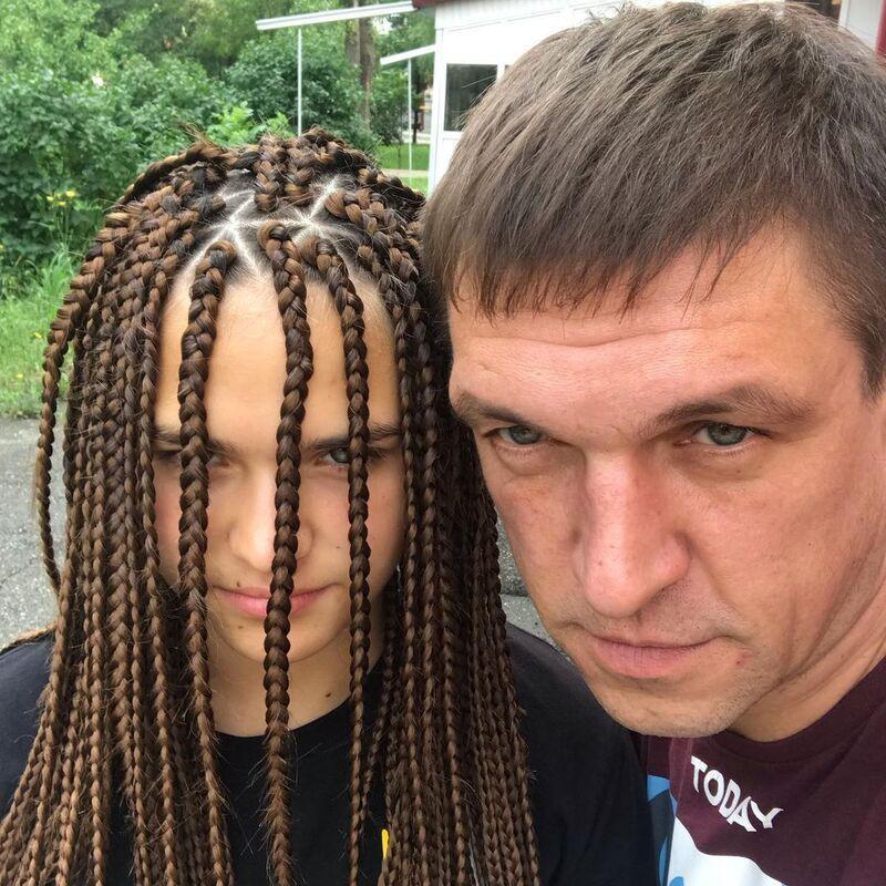 Дмитрий Орлов с дочерью